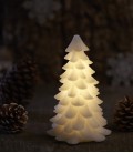 Carla Tree PM - Sapin de Noël LED blanc - avec cire - 16 cm - Sirius