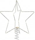 Etoile Argent LED pour sapin - Christmas top - Sirius