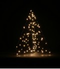 Glitter - Sapin LED - 40x50 cadre métal noir - Pomax