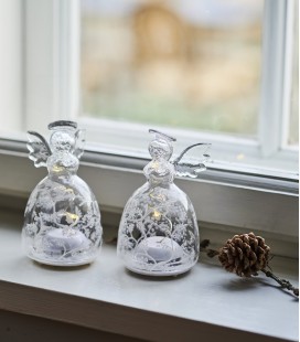 Cozy Angels - Set 2 anges verre LED - Sirius