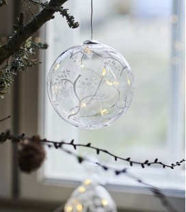 Cozy Ball - Boule verre LED - 10 cm - Sirius