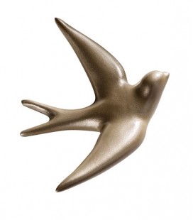 Volage Or Blanc - Hirondelle céramique - Monochromic