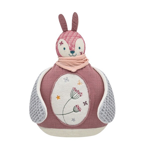 Laladou Lapin Rose - Doudou musical - L'Oiseau Bateau