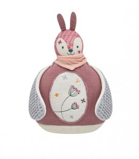 Laladou Lapin Rose - Doudou musical - L'Oiseau Bateau