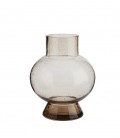 Vase verre boule Ambre - 18x22 - Madam Stoltz
