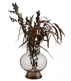 Vase verre boule Ambre - 18x22 - Madam Stoltz