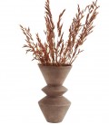 Vase terracotta - Zig Zag - Grès -15x25,5 - Madam Stoltz