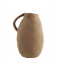 Vase Terracotta avec anse - Grès - 15x24,5 - Madam Stoltz