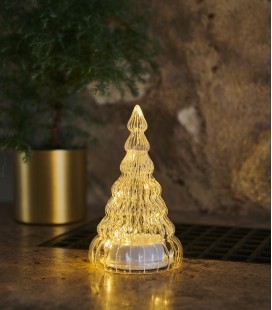 Lucy tree - Sapin en verre LED - H 16,5 cm - Sirius