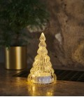 Lucy tree - Sapin en verre LED - H 16,5 cm - Sirius