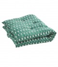 Matelas 80x120 - Vert/Blanc - Madam Stoltz