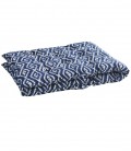 Matelas 70x180 - Indigo & blanc - Coton - Madam Stoltz