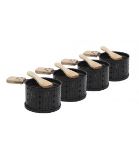 LUMI - Raclette à la bougie - Set de 4 - Cookut