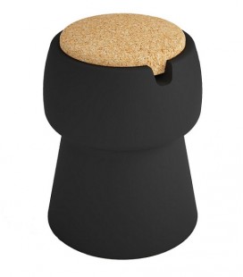 CHAMP – Tabouret Glacière – Noir & Liège – JOKJOR