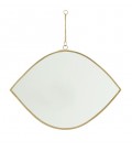Miroir suspendu - Oeil - Laiton - L : 26 cm - Madam Stoltz