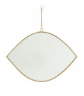 Miroir suspendu - Oeil - Laiton - L : 26 cm - Madam Stoltz