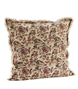 Coussin 50x50 - Beige, Rose, Rubis, Moutarde - Coton - Madam Stoltz