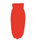 Muette Rouge fluo - Grand modèle - Cigale en céramique - Monochromic