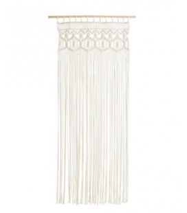 Rideau en macramé écru - Madam Stoltz