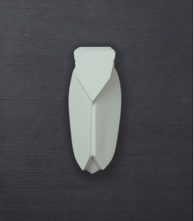 Muette Gris vert - Grand modèle - Cigale en céramique - Monochromic