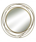 SLING - Miroir métal doré - D : 67 cm - Pomax