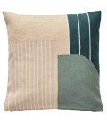 Coussin Nude & Vert - 50x50 - Hubsch