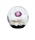 Presse-papier - Boule en verre - rose  - Hubsch