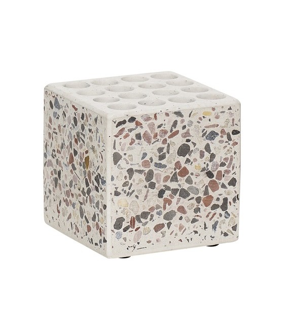 Porte-stylos Terrazzo blanc - Hubsch