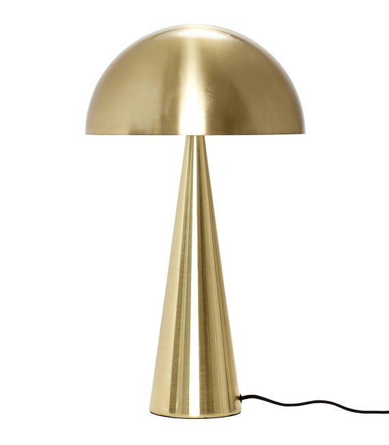 Lampe champignon haute - Laiton – Hübsch